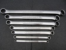 Vintage Craftsman 7pc Sae Box End Wrench Set -vv- Made In Usa