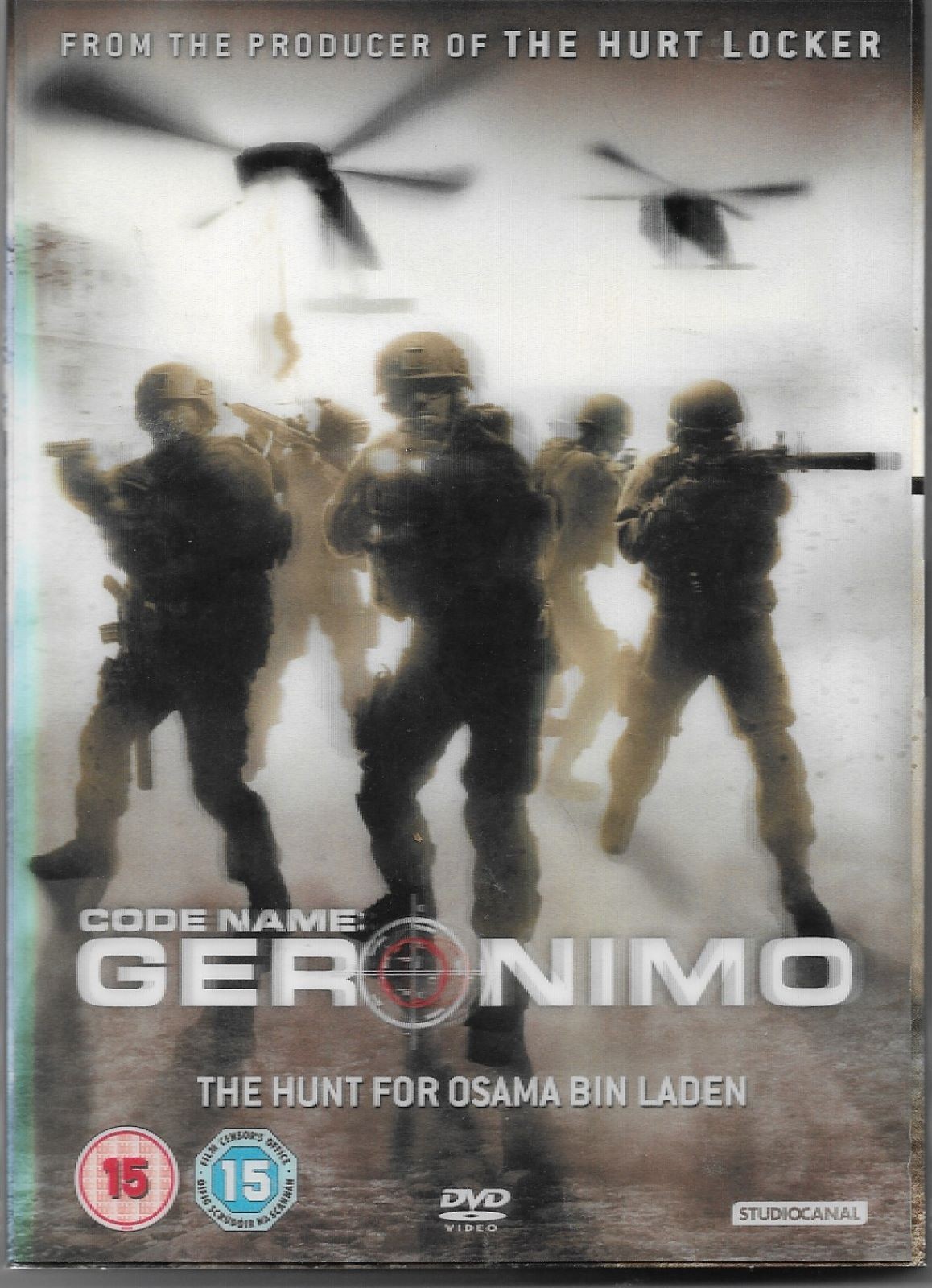 Code Name: Geronimo The Hunt For Osama Bin 3D HOLOGRAM SLIPCASE DVD