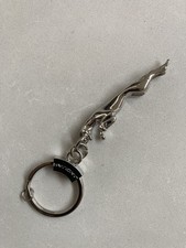 Genuine Collectable Jaguar Leaper Silver Key Ring
