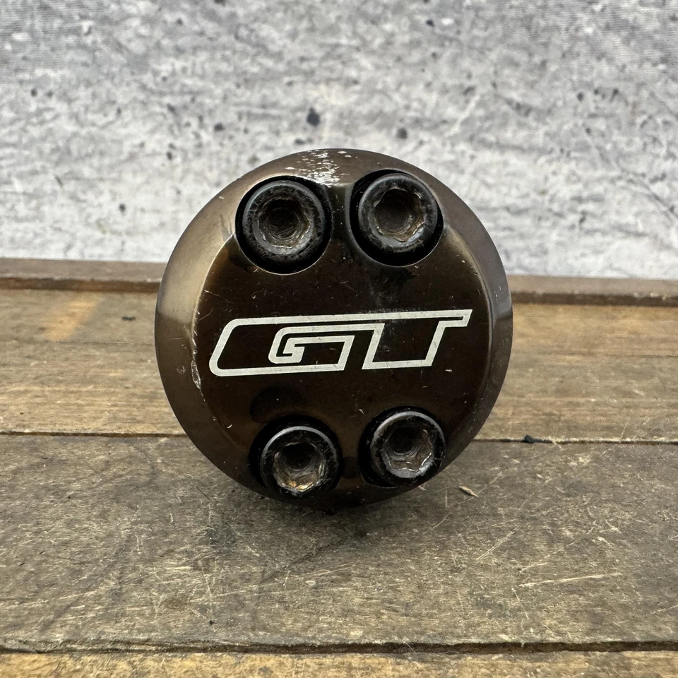 GT Piston BMX Threadless Stem Black/Bronze Faceplate Midschool Freestyle 1990s - Image 3 of 4