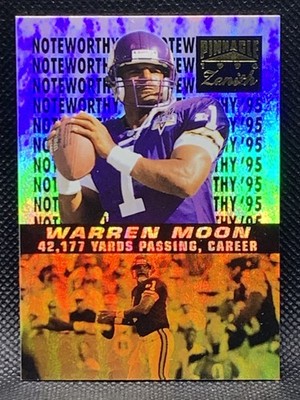 1996 Zenith #12 Warren Moon Noteworthy '95