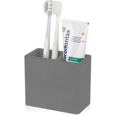 Diatomite Toothbrush Holder 2 Slots Tooth Brush Holder for Bathroom, Toothbru...