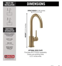 Delta 1959LF-CZ - Bar Faucet