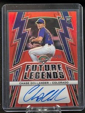 2025 Panini Prospect Edition Future Legends Red Prizm Chase Dollander Auto 40/99