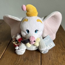 Clown Dumbo Disney Shop Soft Toy Plush with Timothy Mouse 26cm BNWT Retired