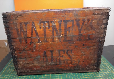 Vintage Watney Holz Bierkiste REIDS STOUT Breweriana. LT23378-MP