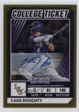 2022 Panini Elite Extra Edition Signatures 37/99 Cade Doughty #CTO-29 Auto 0i4k