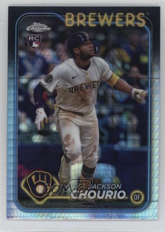 2024 Topps Chrome Update Prism Refractor Jackson Chourio #USC18 14ij