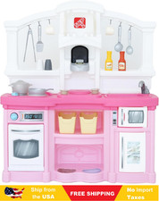 Step2 Fun with Friends Pink Kids Kitchen Pretend Play Set