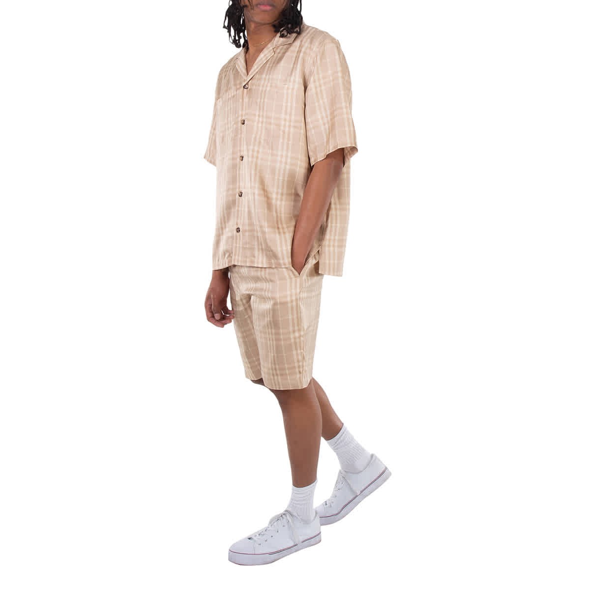 Шорты Burberry в клетку с эластичной резинкой на талии Размер XX-Small 30690₽