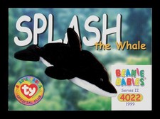 Splash The Whale 223 Series II Ty Beanie Babies Trading Card TC CC
