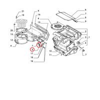 Verschiebung A Hebel Ofen Lancia Y10 Original 7754630