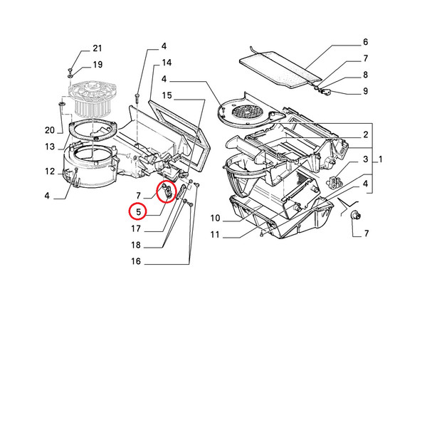 Verschiebung A Hebel Ofen Lancia Y10 Original 7754630-image