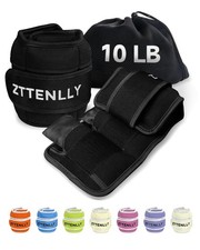 Adjustable Ankle Weights for Women Men and Kids 1 Pair 5 10 15 18 20 Lbs Le...