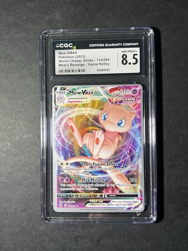 Mew VMAX graded CGC 8.5 for sale on eBay