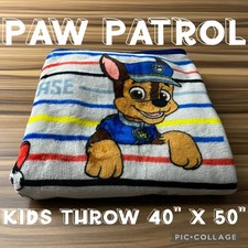 Paw Patrol Silky Soft Plush Throw Blanket by Nickelodeon Kids Throw 40" x 50"