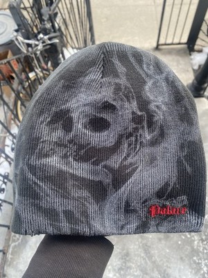 Palace Smoked Nein Cuff Beanie Black | eBay