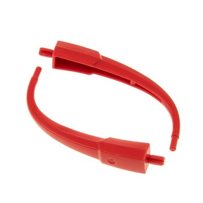 2x Lego Animal Tail Part End Red Technic Axle Chima Figure Large 87846