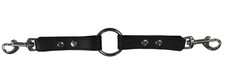 BDSM Universal Leder Verbindung kurz mit Karabiner Bondage Handfesseln Fesseln