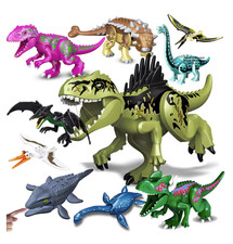 Dinosaur Building Blocks T-Rex Raptor Triceratops Figure Toys