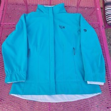 Mountain Hardwear Callisto Women's Softshell Jacket Large Teal Blue