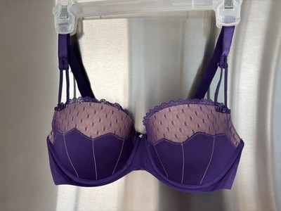 Adore Me Very Sexy Mermaid  Purple Push-Up Bra Size 34D