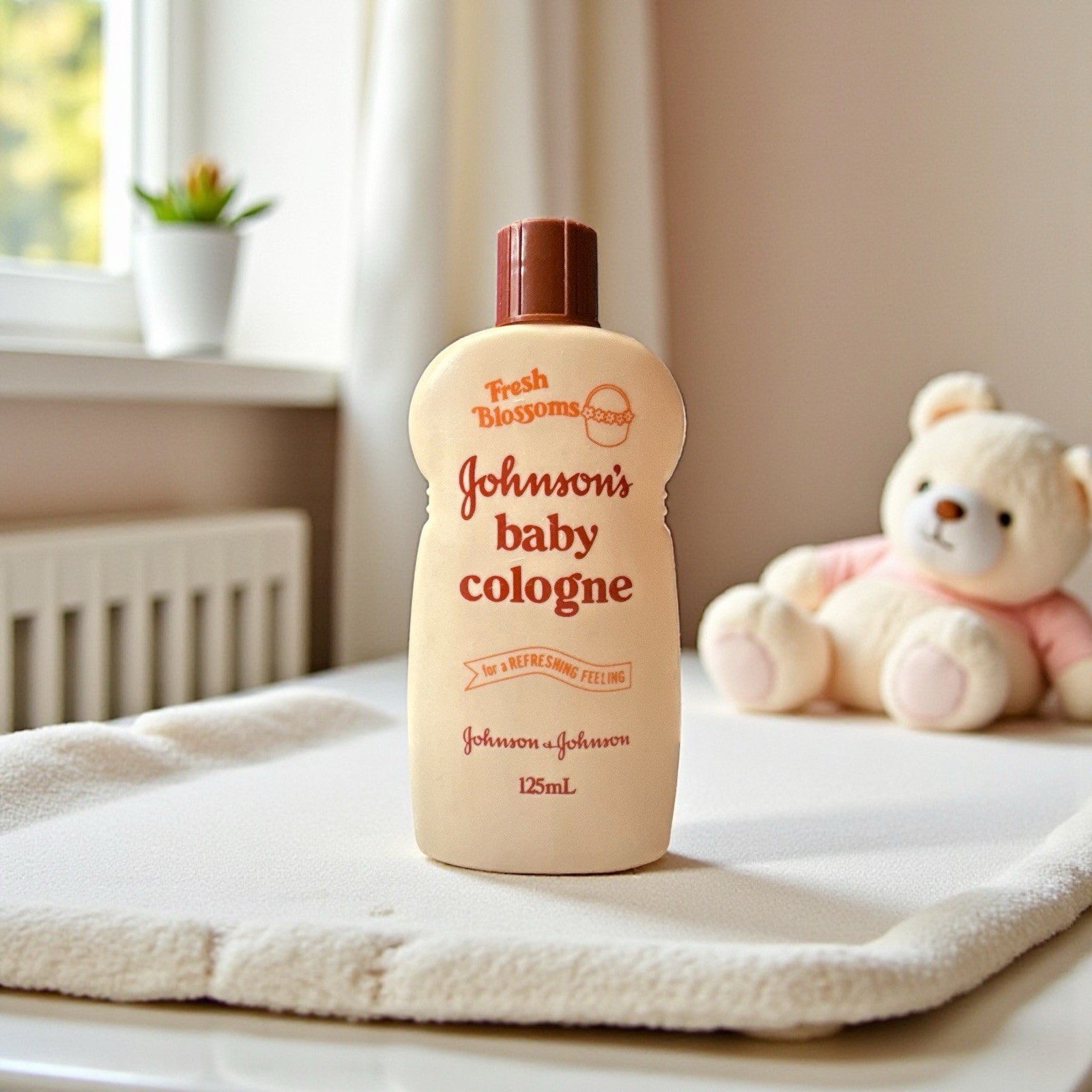 Johnson’s Baby Cologne - Fresh Blossoms - For A Refreshing Feeling - Vintage J&J