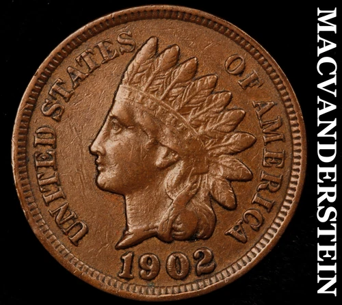 1902 Indian Head Cent- Extra Fine- Better Date No Reserve #J2164