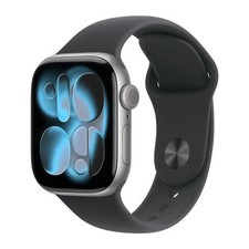 Apple Watch Series 11 42mm GPS Space Gray w Black Sport Band S/M MEQW4LW/A 2025