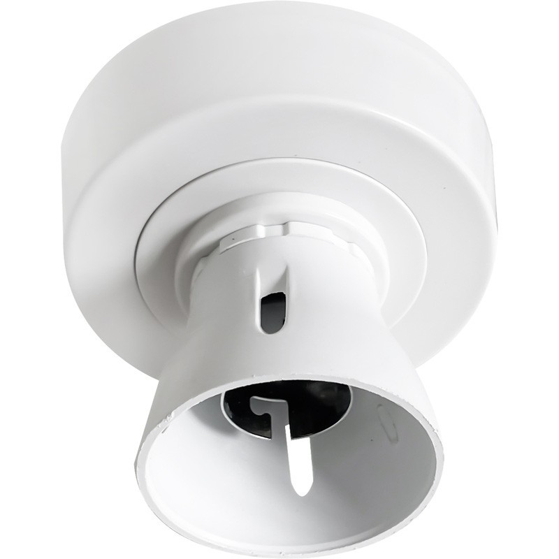 Loop-In Batten Ceiling Rose Straight - White