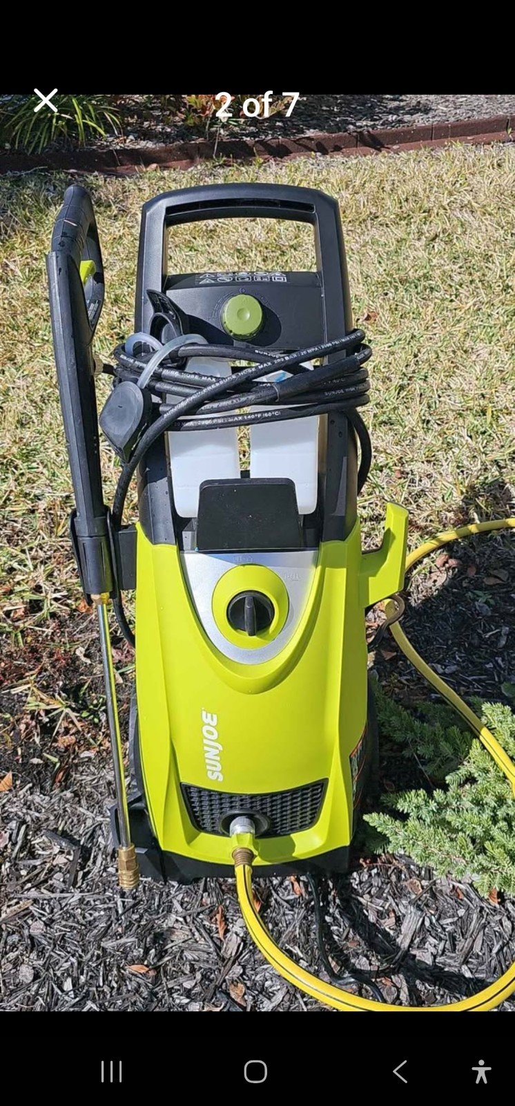 Sun Joe pressure washer spx3000