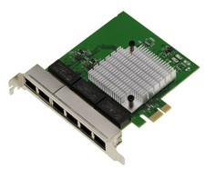 PCIe X1 Network Controller Card 6 Ports RJ45 Gigabit LAN Ethernet 10 100 1000 Mb