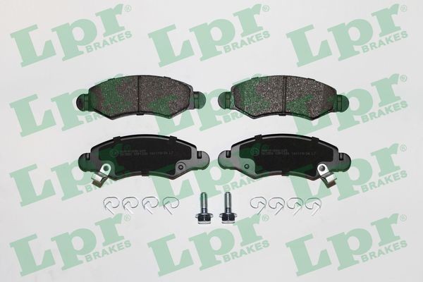 Plaquettes de frein à disque LPR 05P1280 pour compactes et berlines Opel ou Suzuki