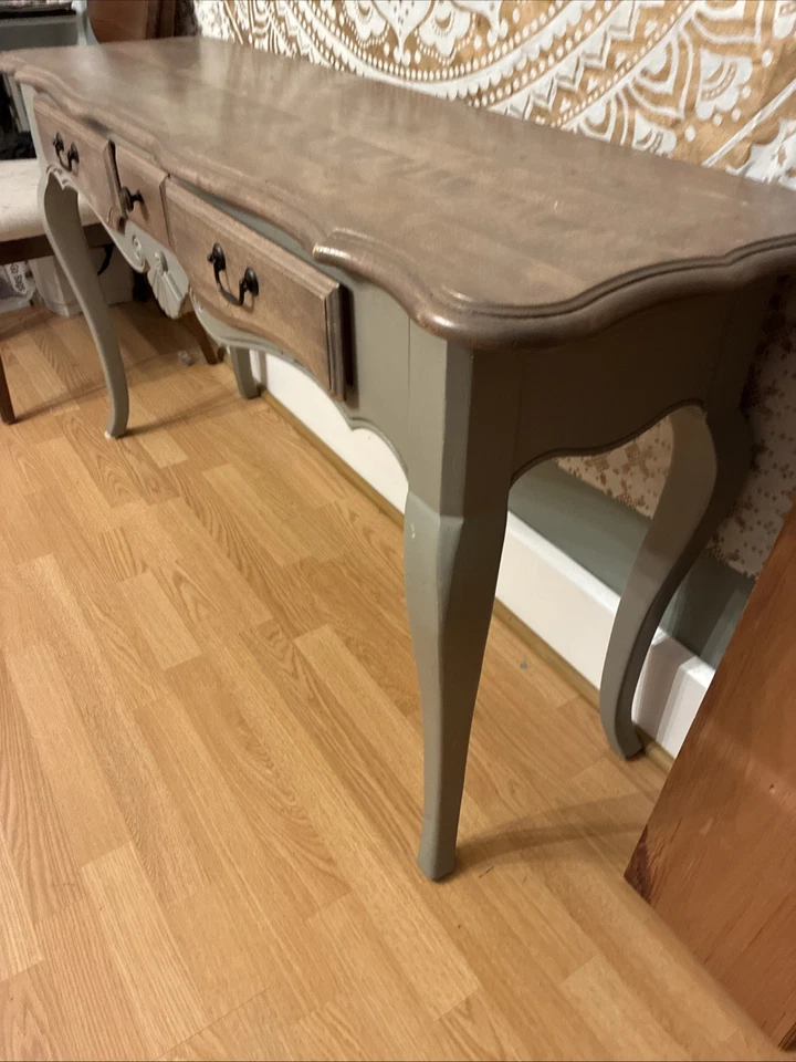 Hermosa mesa consola sofá francés Ethan Allen Country #26-9301 acabado #236 Foto 3 de 4