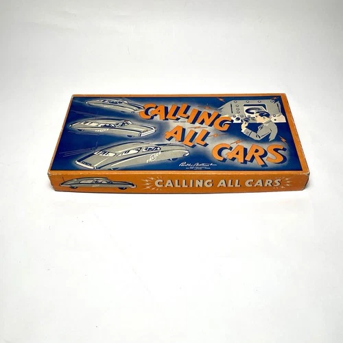 Calling All Cars Parker Brothers Vintage Board Game 1940s