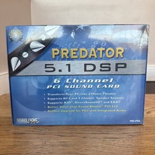 Mad Dog Predator MD-PS6 5.1 DSP PCI Sound Card - New