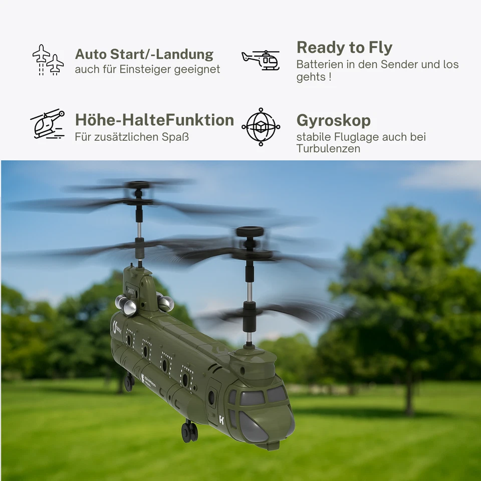 Helicóptero RC SYMA S026H RTF 3 canales - Mini helicóptero RC interior - Imagen 2 de 4