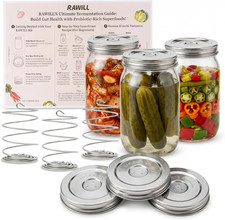 3 Pack Fermentation Kit for Wide Mouth Mason Jars, Jars Not Included