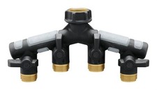 Orbit 58970 Metal 4-Way Maniflod and Shut-Off...