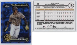 2024 Topps Chrome Sapphire Edition Juan Soto #50