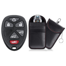 Key Fob Remote 2007-2014 Cadillac Escalade FCC: OUC60270 MPN:  Protective Pouch