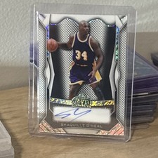 2026 Leaf Metal Baseball Shaquille O’Neal #/45 On Card Hard Signed Auto HOF Shaq