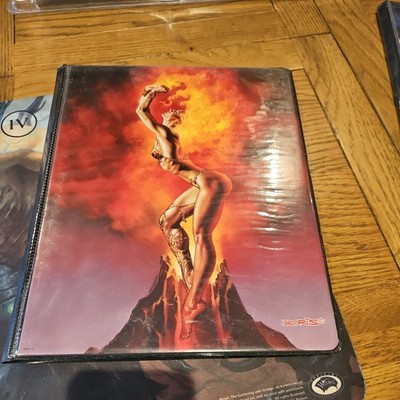 Vintage UltraPro Artist Series 9-Pocket Portfolio-Boris Vallejo Mistress of Fire