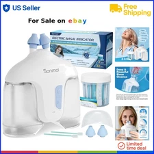 Nasal Irrigation System Rubber Silicone 50 Packets Sinus Nasal Cleaner