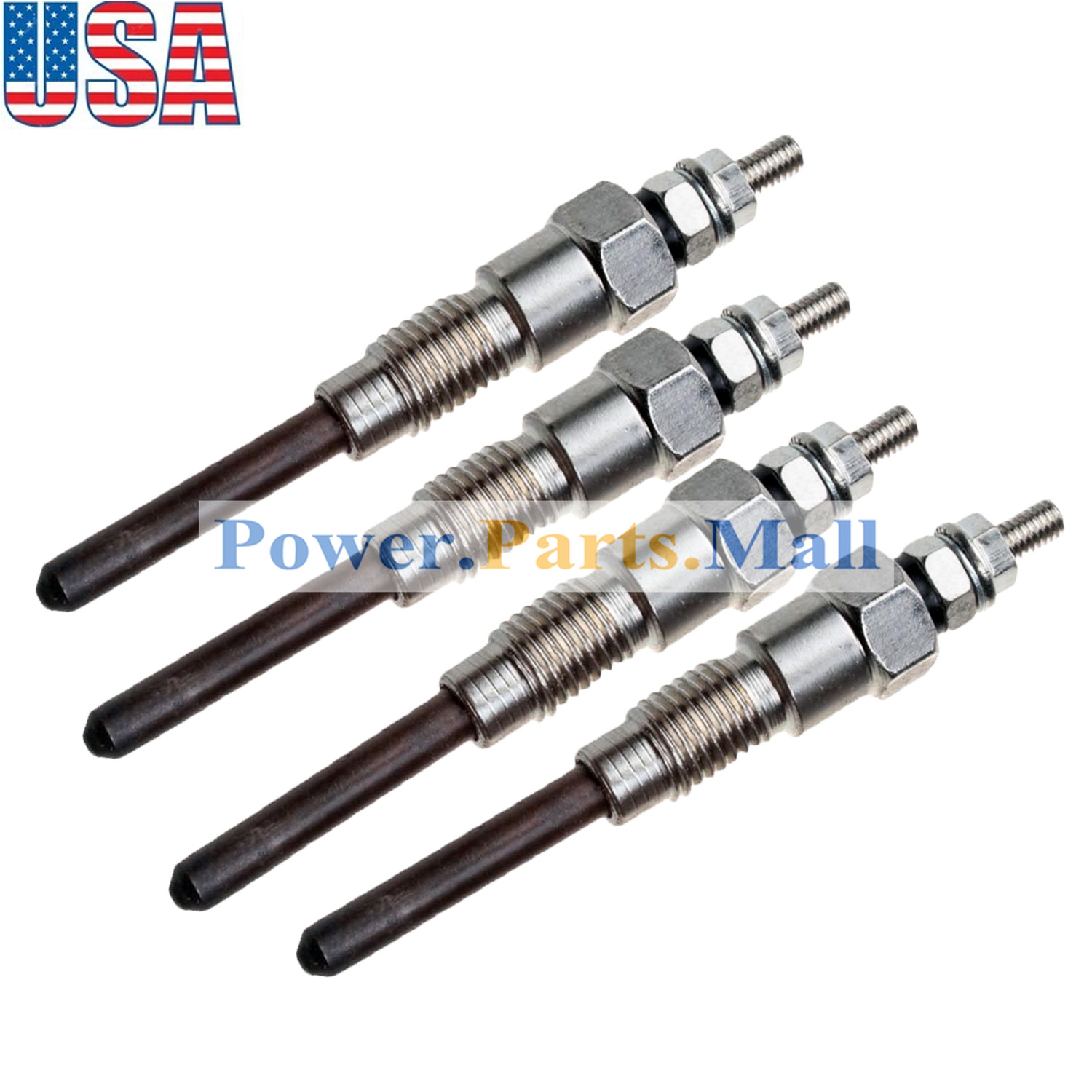 4pcs Glow Plug for Kubota L3240DT L3240F L3240GST L3240HST L3240HSTC L4400H