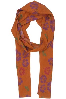 Gudrun Sjödén Schal Damen Tuch Strickschal Loop Baumwolle Orange #q01ox90