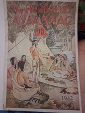 The Herbalist Almanac 1947 Indiana Botanical Gardens Herbs Nature Book