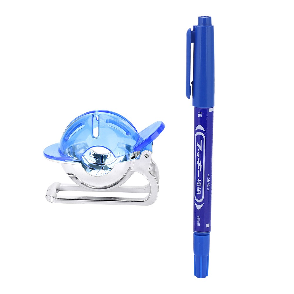 Golf Ball Liner Line Marker Drawing Template Alignment Tool with Pen Accessories
