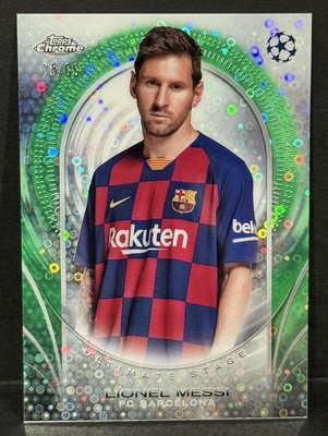 2024-25 Topps UEFA CC Barcelona Lionel Messi Ultimate Stage Chrome