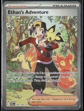 Ethan's Adventure 236/182 Destined Rivals SIR Pokemon English Card